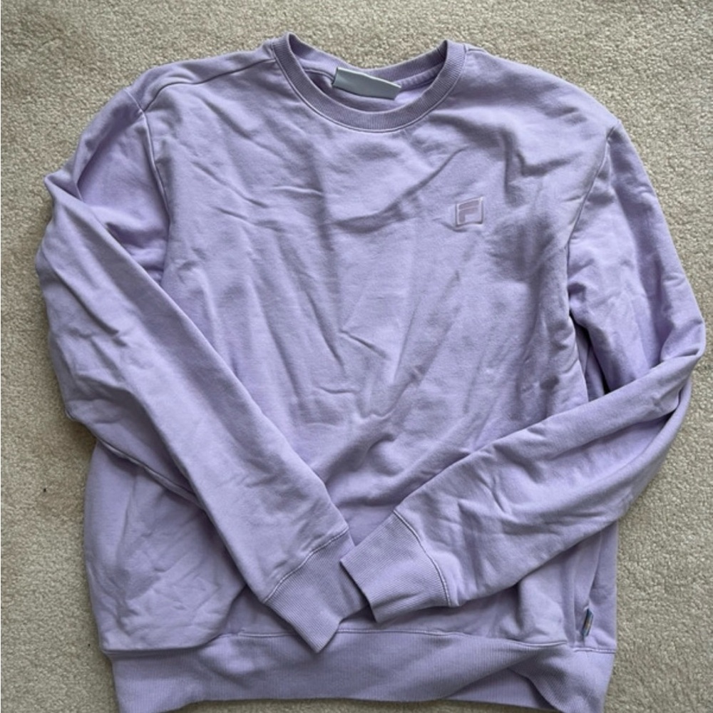 fila crewneck sweater with pockets